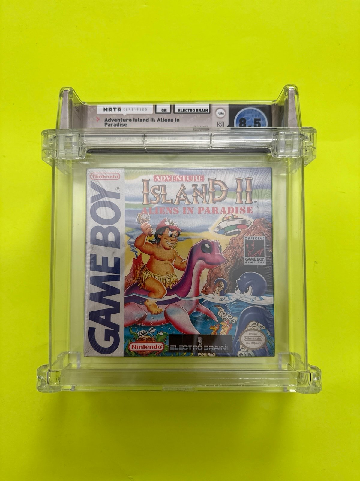Adventure island 2 for Nintendo gameboy electro brain new sealed wata 8.5 A