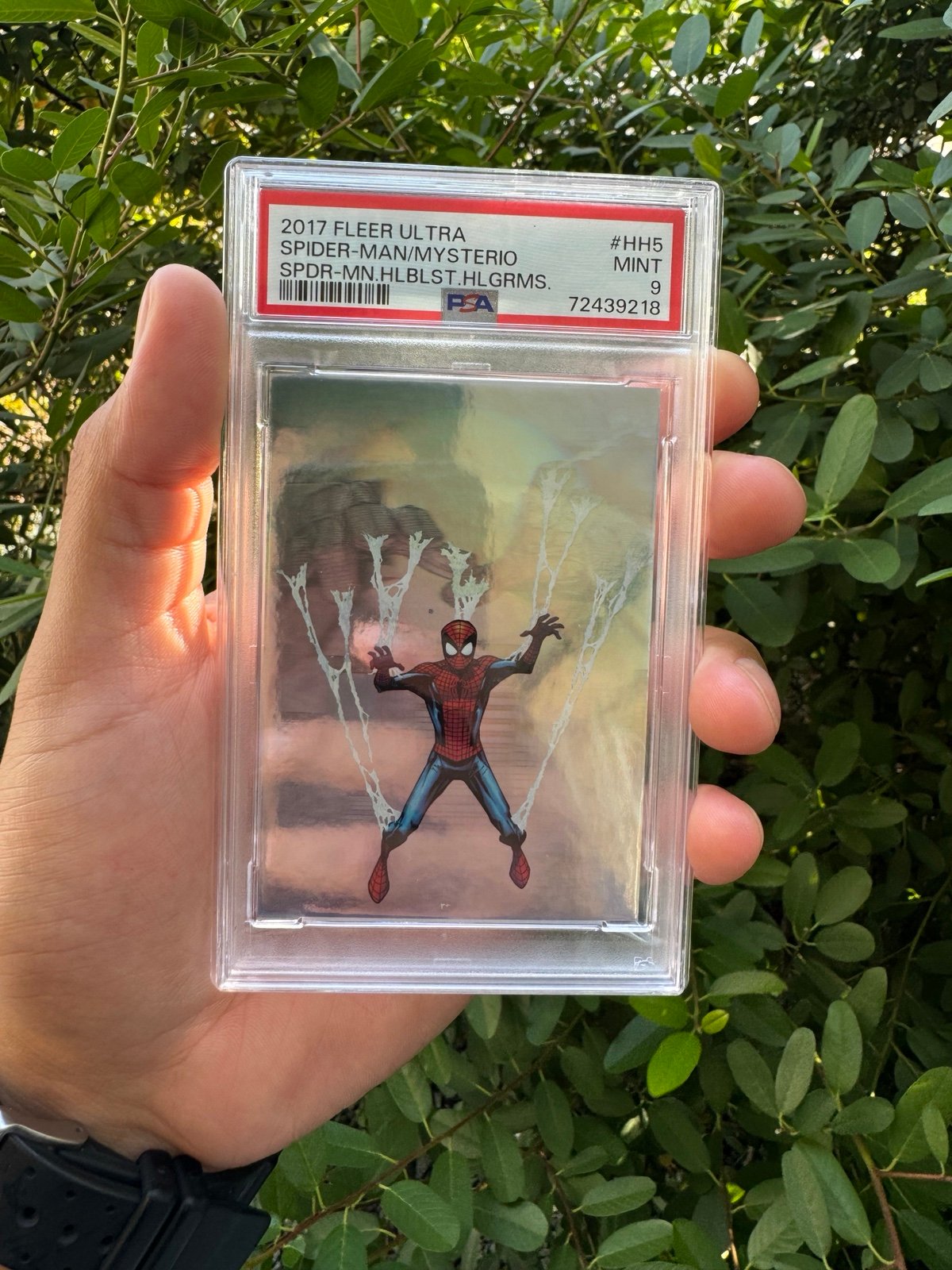 2017 Fleer Ultra SpiderMan HoloBlast Holograms - SpiderMan/Mysterio