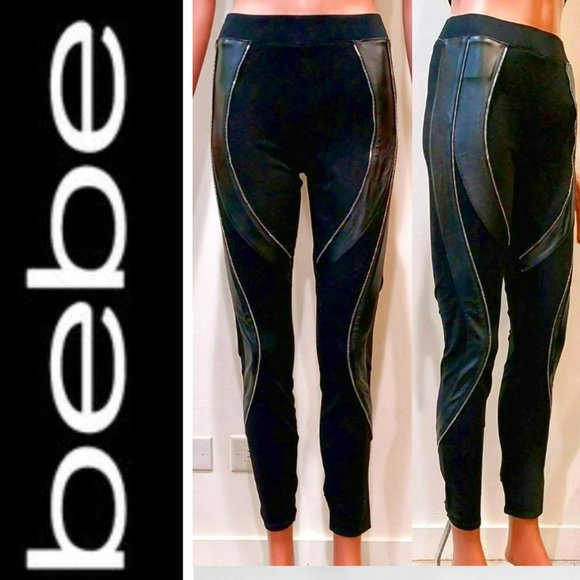 HOT ITEMLeather and Zip Teeth Detailed Moto leaggings in Black