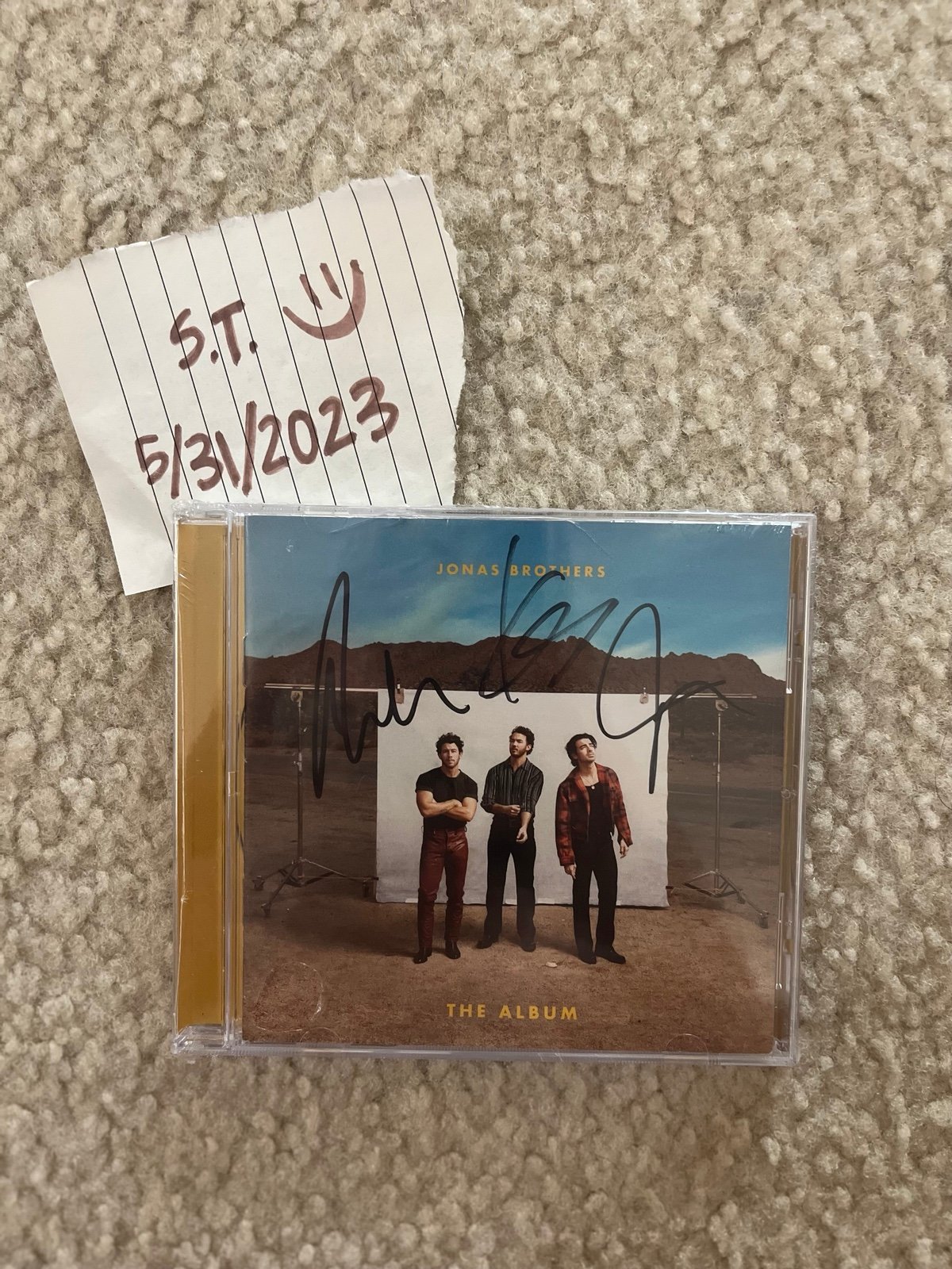 Jonas Brothers The Album Signed CD
