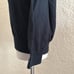 Ermenegildo Zegna Black V-Neck Ivory Trim Cotton Sweater XL