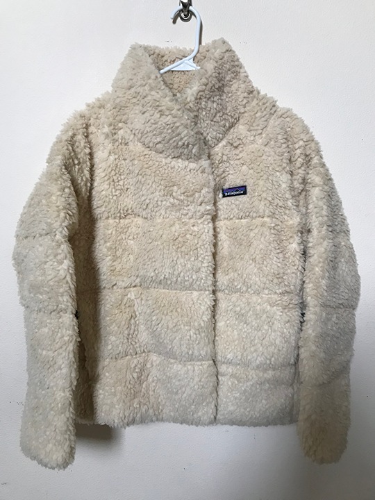 Patagonia recycled high pile down jacket