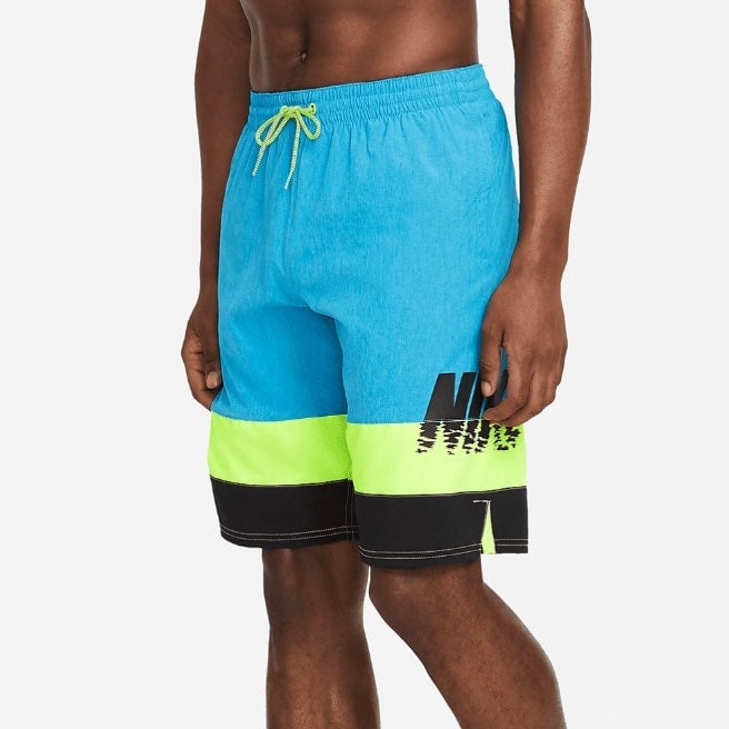 NWT NIKE Sunset Logo Vital Swim Trunks