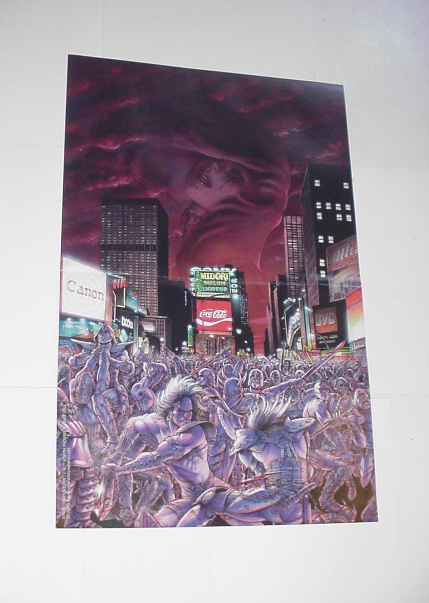 Dawn Poster #18 Times Square Joseph Michael Linsner