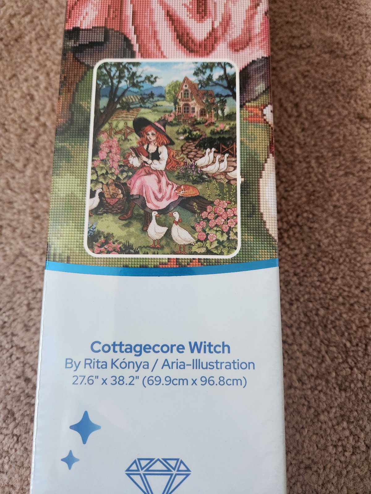 Cottagecore Witch diamond art club