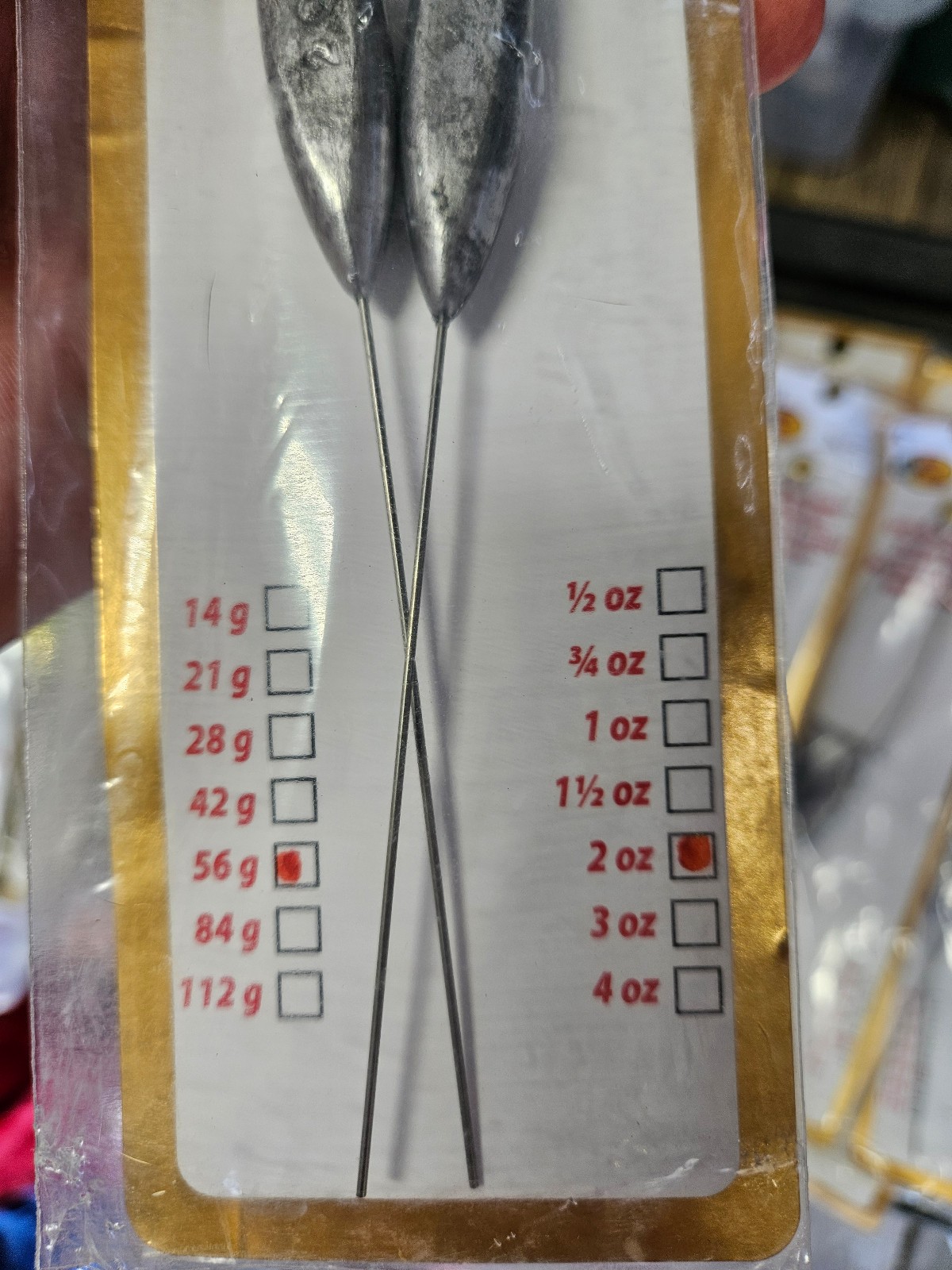 Walleye bottom bouncer 2 oz.