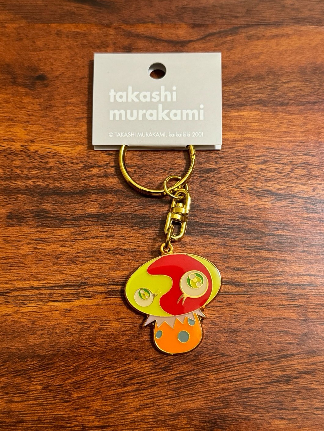 Takashi Murakami Mushroom Keychain