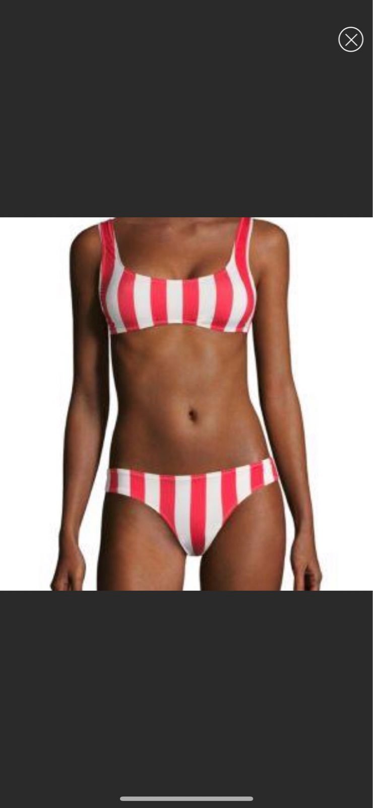 Solid & Striped The Elle Cherry Stripe Bikini
