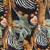 Temperley London Maggie Cheetah Leaf Feather Chiffon Blouse Size 6