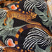Temperley London Maggie Cheetah Leaf Feather Chiffon Blouse Size 6
