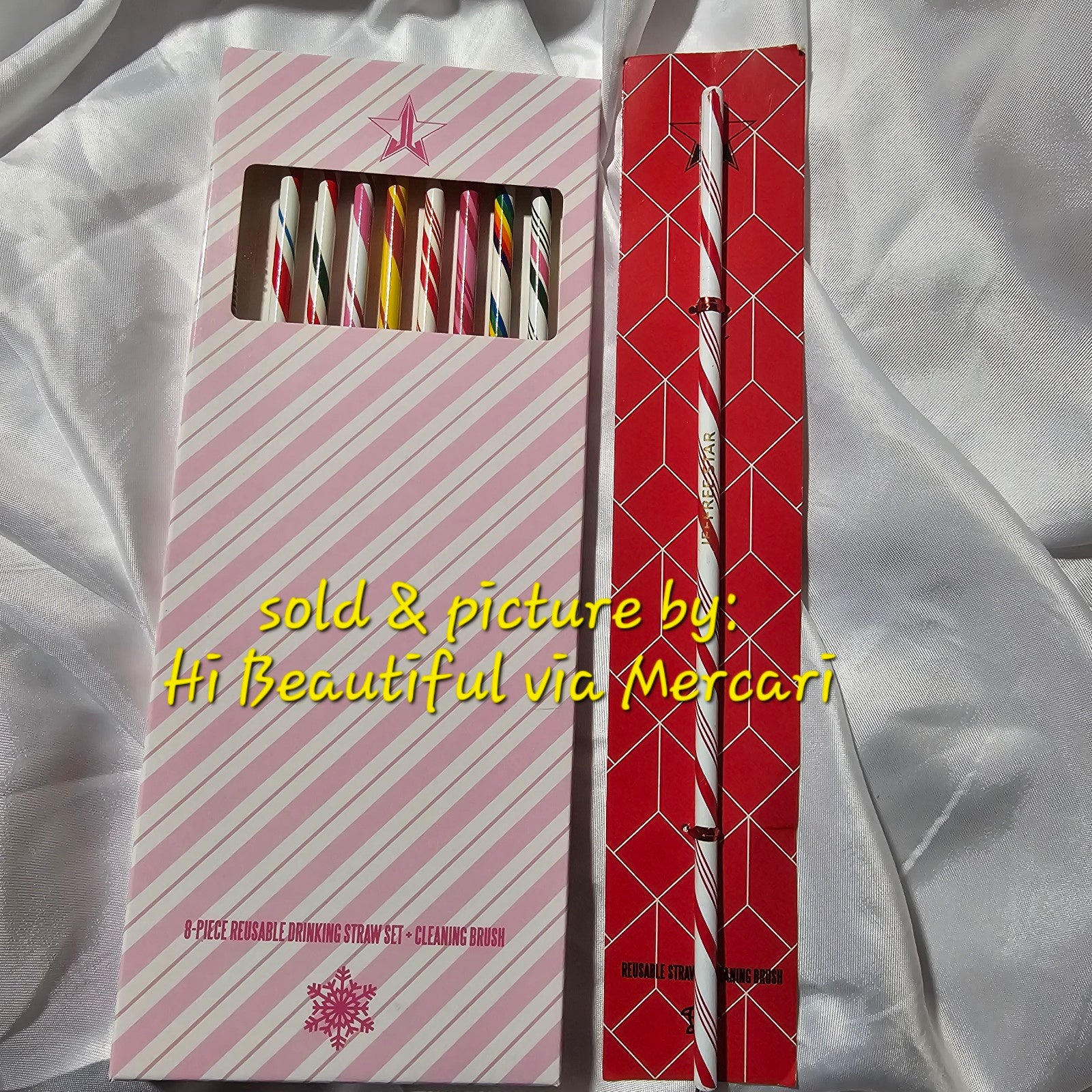 Exclusive Holiday Metal Straw Set