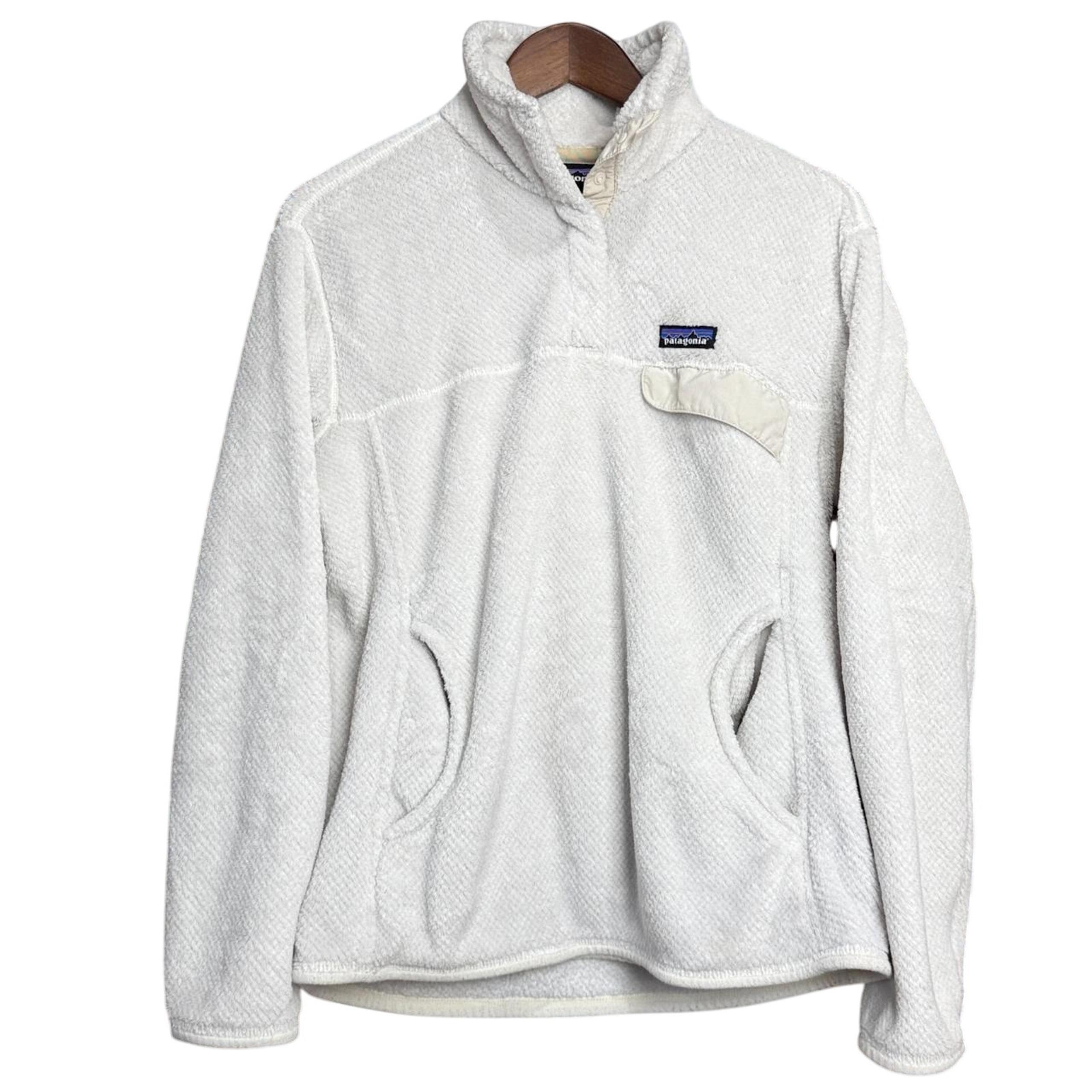 Women's Patagonia Syncilla Fleece 1/4-Snap Pullover Coat - Size Large