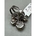 Mariana ring crystal stone black purple square circle handmade one size READ NEW