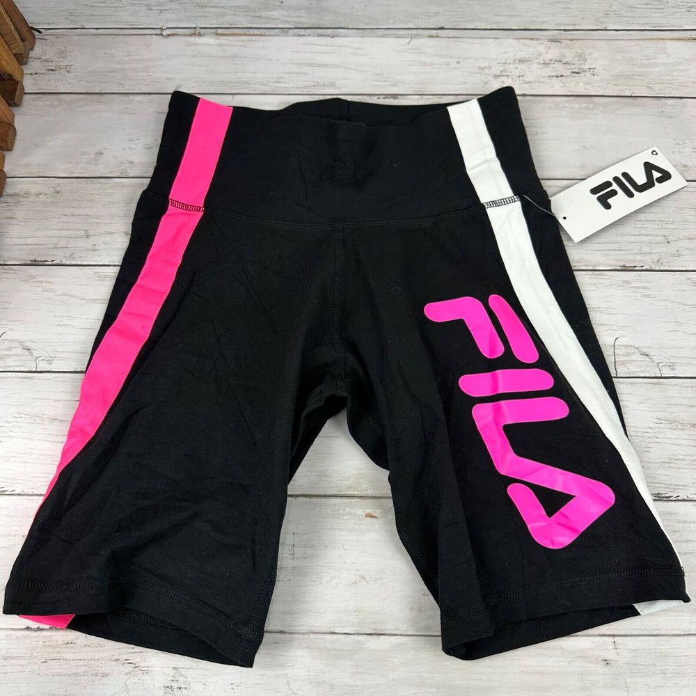 Fila Red Bike Shorts for Women Mercari