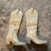 Women’s white cowboy boots size 9