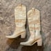 Women’s white cowboy boots size 9
