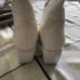 Women’s white cowboy boots size 9