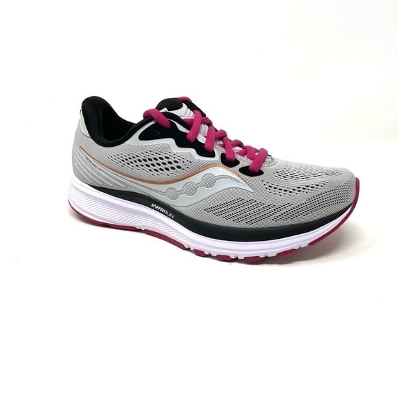 Saucony Ride 14 Women's Running Shoes Fog, Cherry