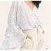Intimately Free floral bell sleeve blouse