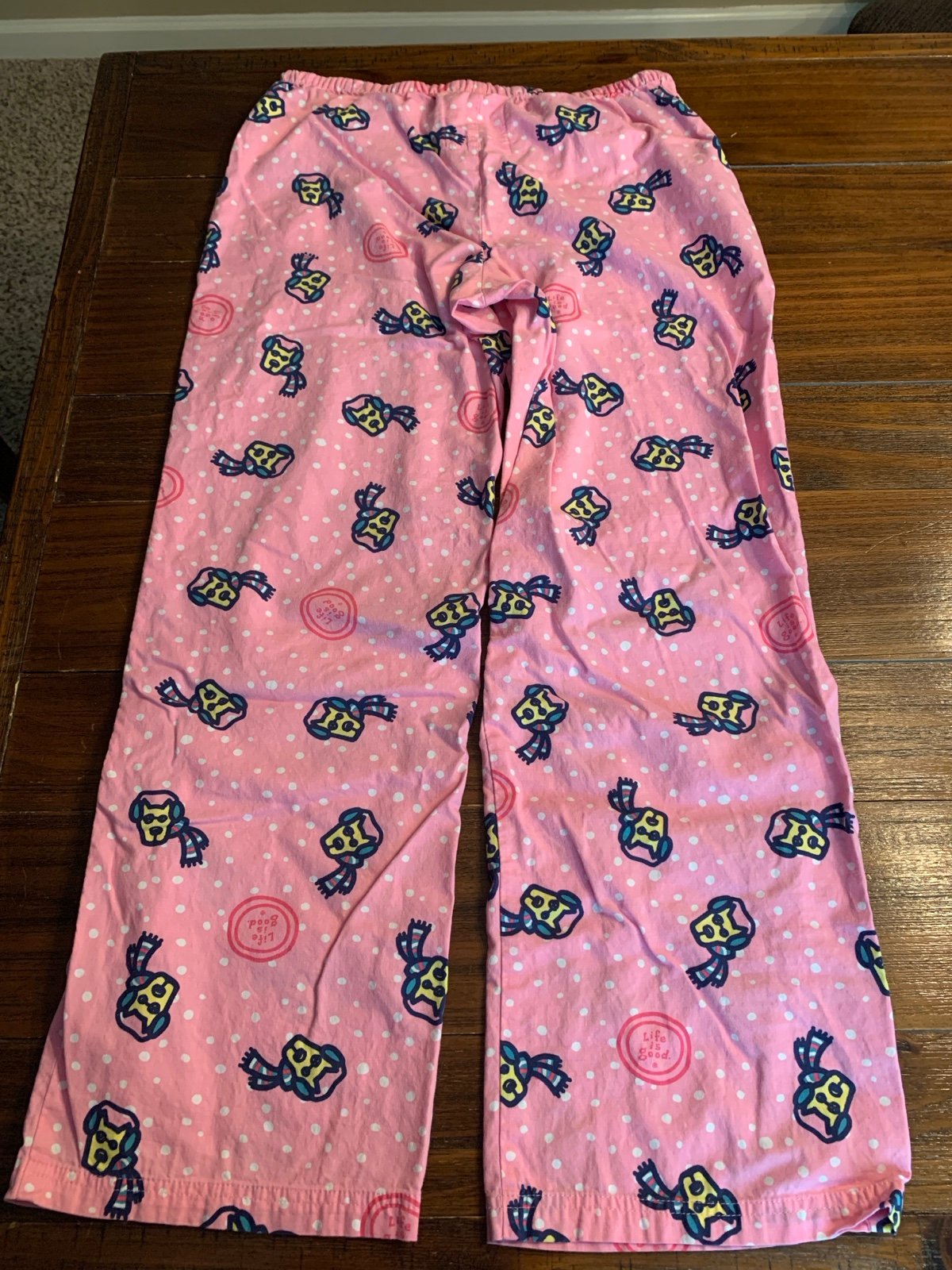 Life Is Good Pink Pajama Pants for Women Mercari