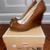 Michael kors brown leather Hamilton wedge