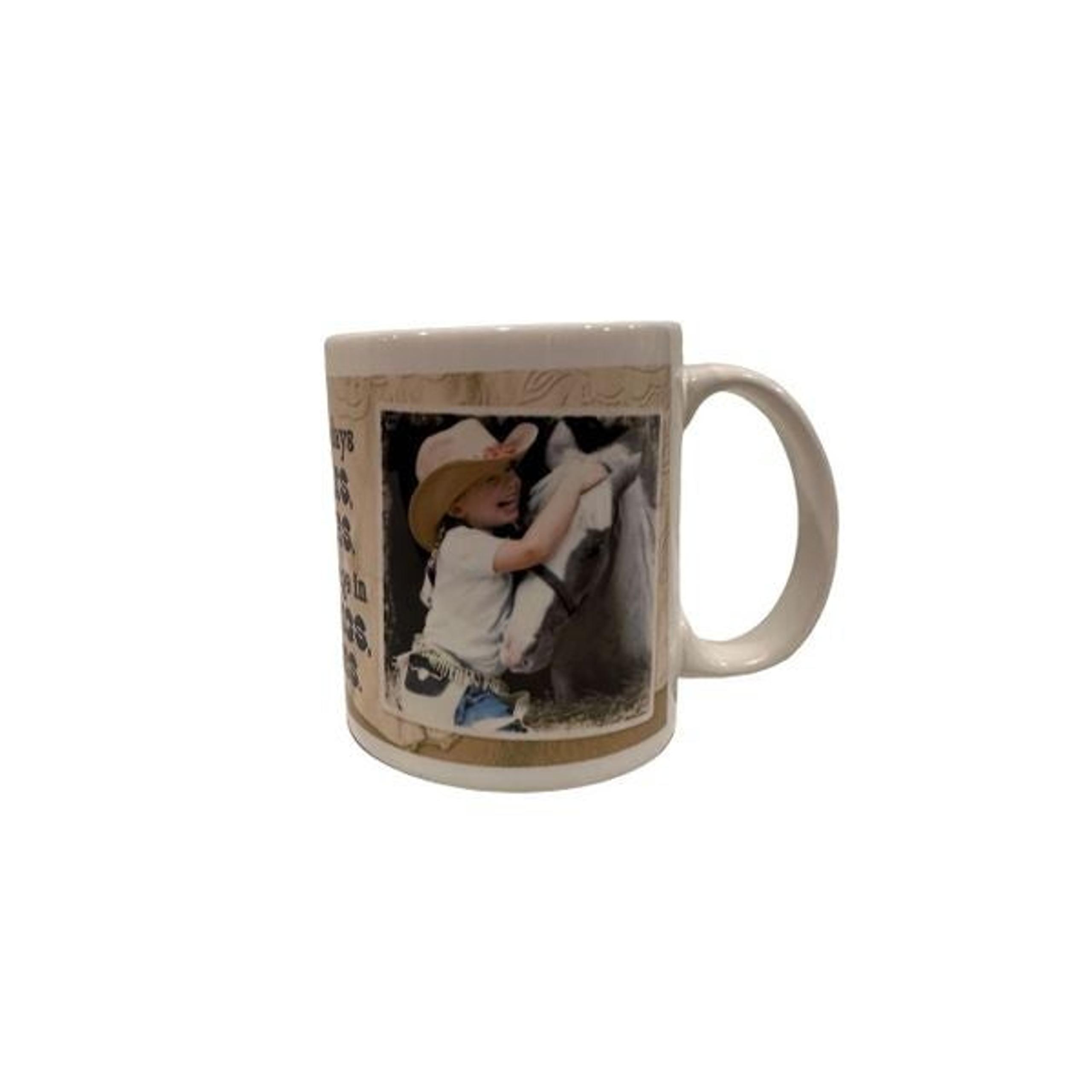 Leanin' Tree Ceramic 12oz Coffee Mug Count your days in smiles, not tears.
Count