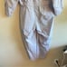 Paradised Robin Jumpsuit Pastel Purple Pleated Taper Leg Womens Size Small