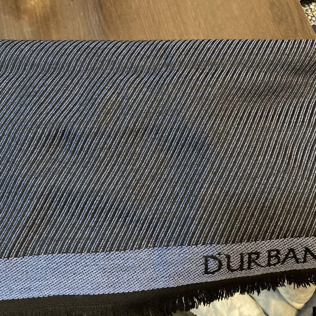 D'URBAN Striped Scarf Black/Gray