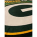 Packers Satin Edge Blanket Fleece-VTG Like Biederlack-56x44 Green Bay-FREE SHIP