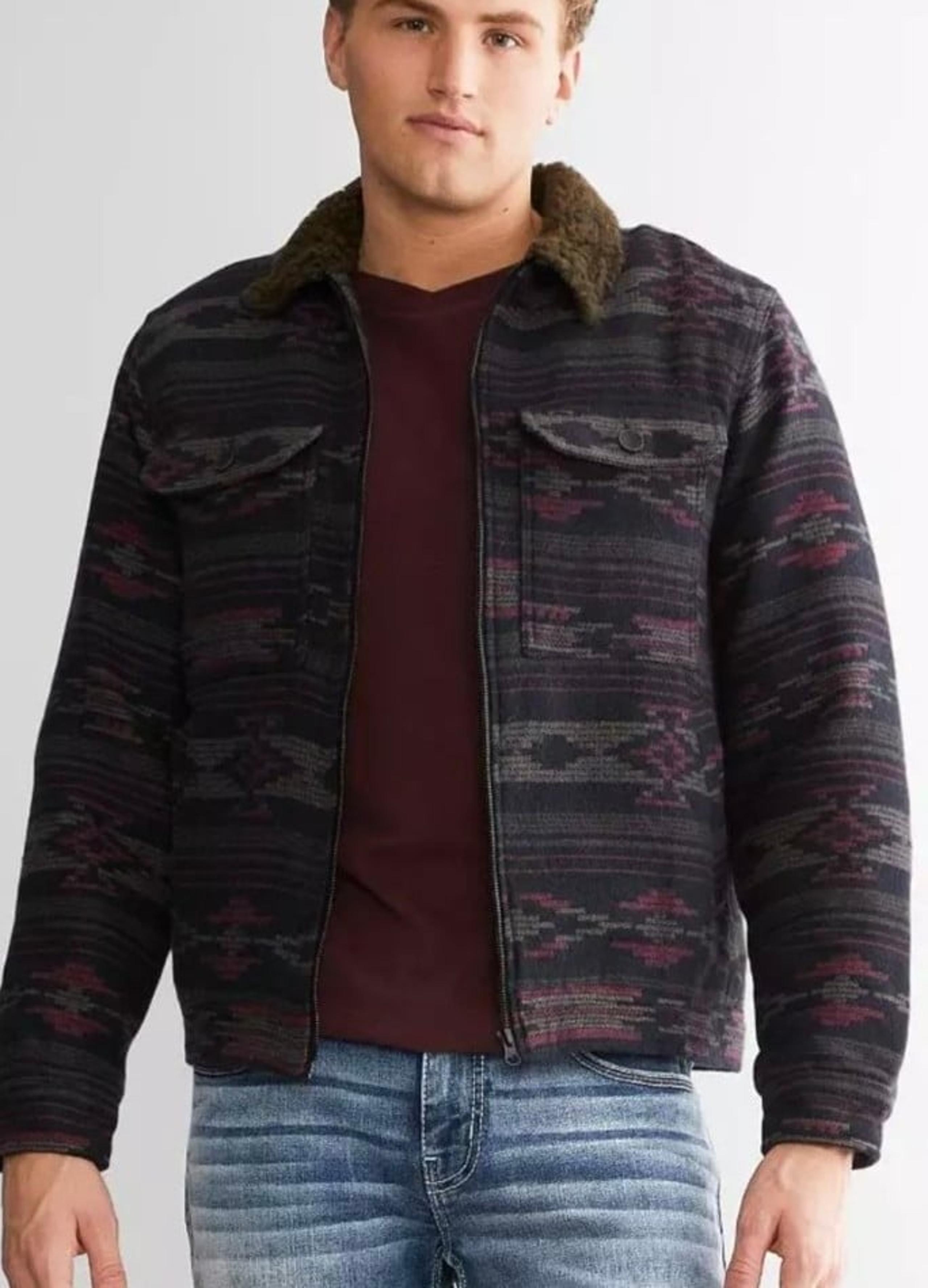 Mens Sherpa lined jacket