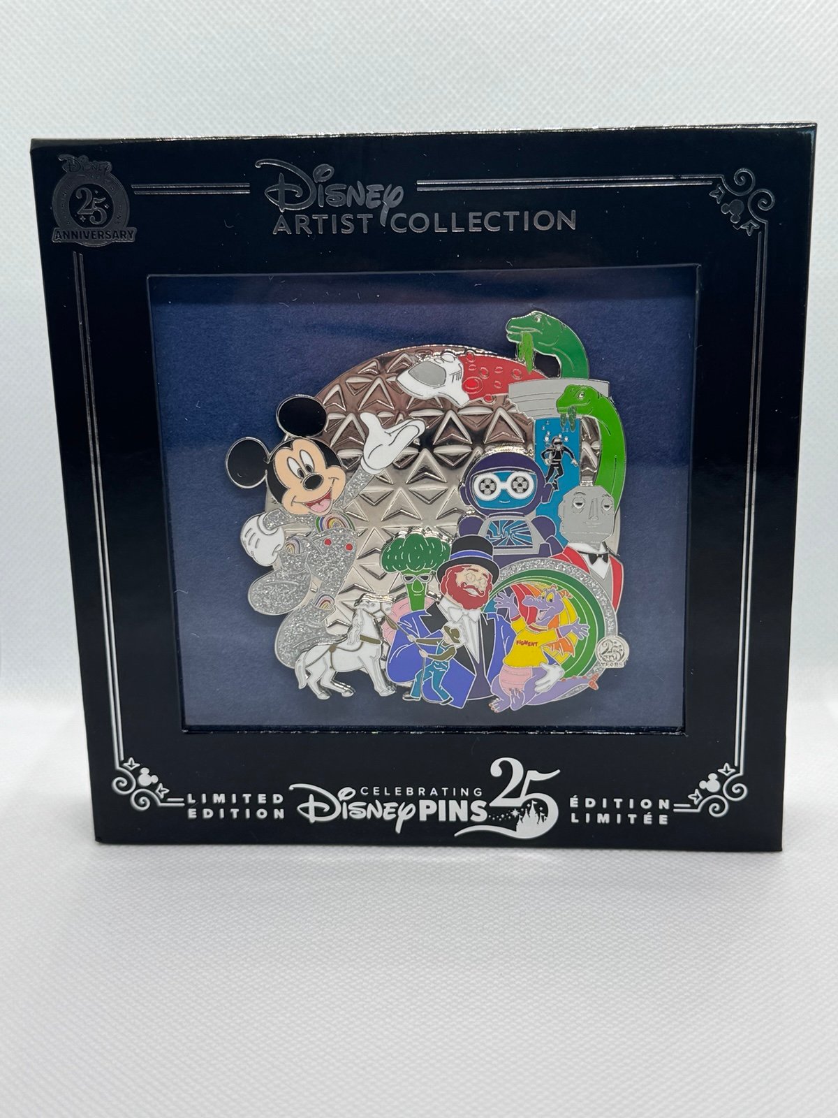 Signed Disney Artist Collection Epcot jumbo pin by Maria Stuckey LE 750