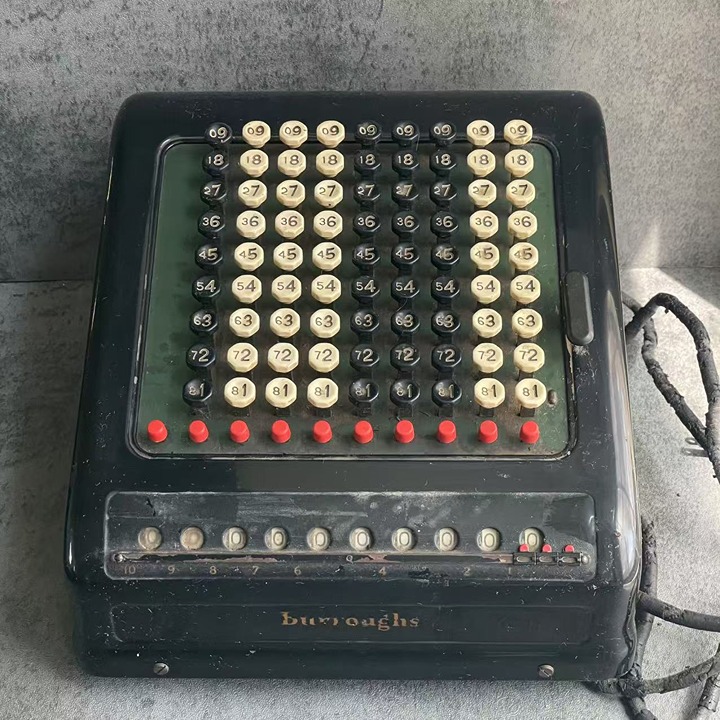 RARE!!! Vintage Burroughs Calculator Electric Adding Machine Type 5C Made in USA