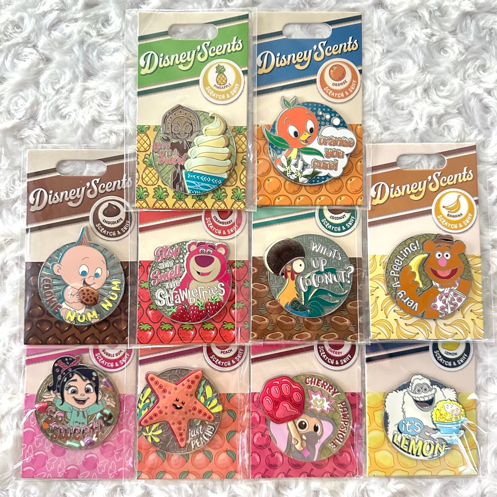 Disney Scents Pin Lot