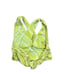 Urban Outfitters Phoenix Plunging Tie Back Tank Crop Top Neon yellow sz Small gr