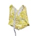 Urban Outfitters Phoenix Plunging Tie Back Tank Crop Top Neon yellow sz Small gr