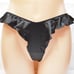 VICTORIA'S SECRET Satin Ruffle Thong, M