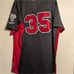 Rawlings Lugnuts Black and Red Baseball Jersey Size Xxl Pre-owned