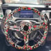 NEW JDM UNIVERSAL 350MM STICKERBOMB Acrylic Deep Dish 6 Holes Steering Wheel