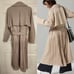 Japanese Fashion - Shiny Back Pleated Trench Coat - Jeanasis