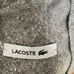 Vintage lacoste wool blend made in France shawl long scarf metal Crocodile logo
