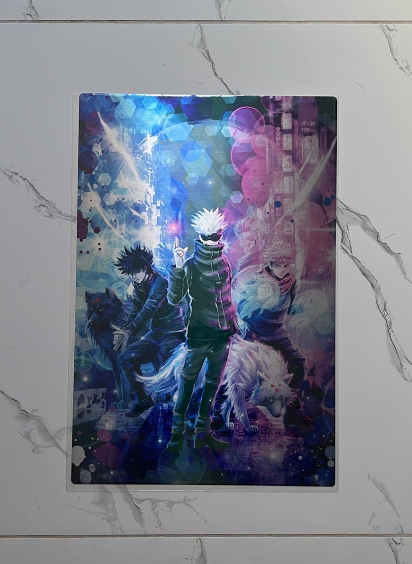 metal jujutsu kaisen poster