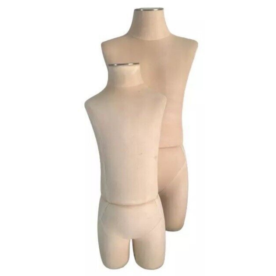 Children Set 2 Infant Toddler Foam Form Mannequin Unisex Dress Display W/ Stand