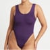 NWOT Bound By Bond-eye Madison One Piece Swimsuit Crinkle Dahlia Purple OS