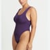 NWOT Bound By Bond-eye Madison One Piece Swimsuit Crinkle Dahlia Purple OS