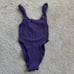 NWOT Bound By Bond-eye Madison One Piece Swimsuit Crinkle Dahlia Purple OS