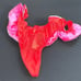 Victoria Secret Jingle Bell Xmas Christmas Holiday panty thong pink red Small