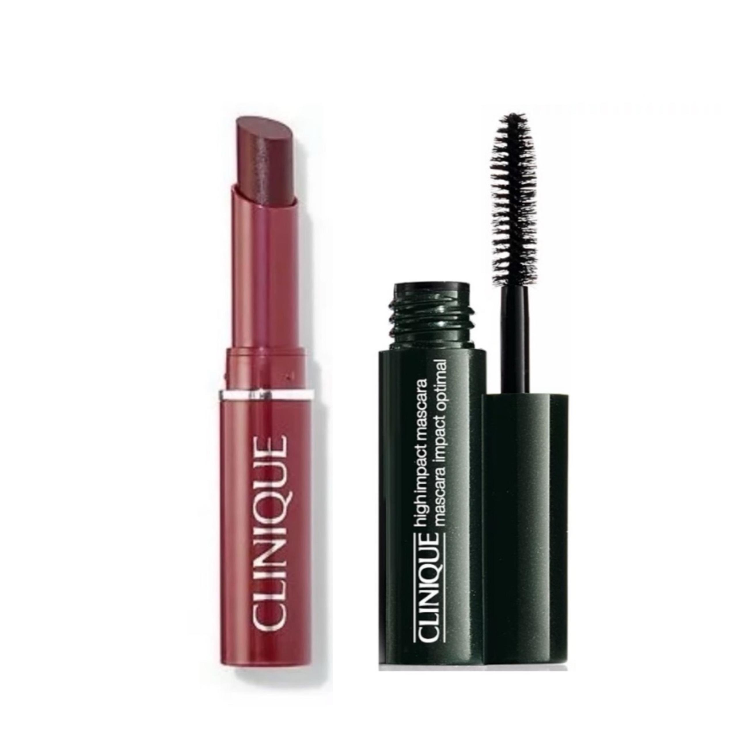 NEW 2pc Clinique Cult Classics On The Go Mascara and Lipstick Travel Set