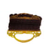 Vintage Crocheted Bag With Celluloid? Molded Handle (A6400)
