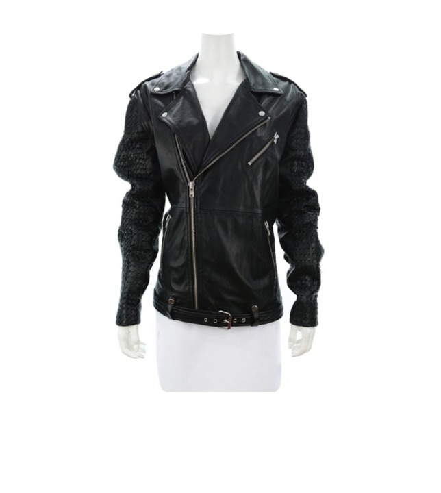 MAN X ONETEASPOON Black Leather Jacket