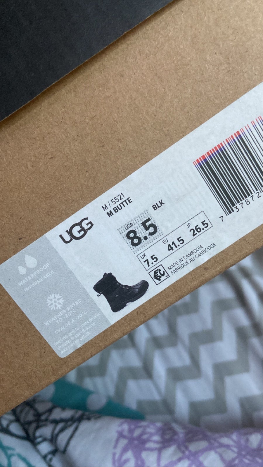 UGG Australia Black Leather Boots